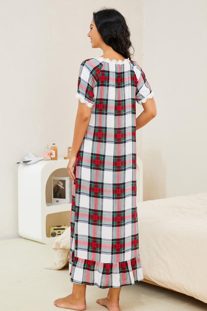 Plaid Night Dress