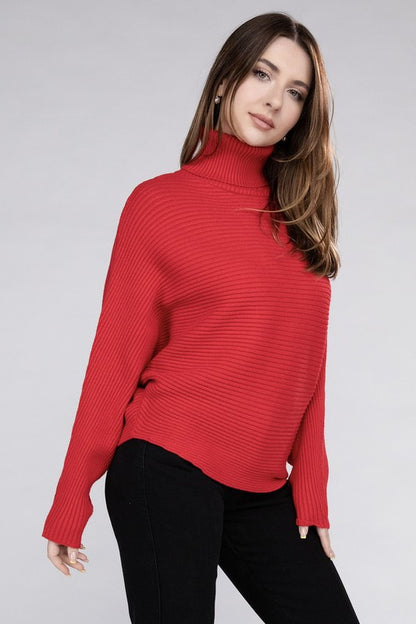 Viscose Turtleneck Sweater