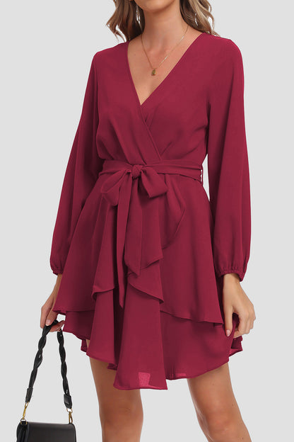 Crimson Elegance Dress