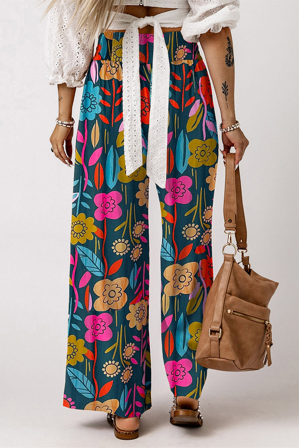 Vibrant Flora Pants