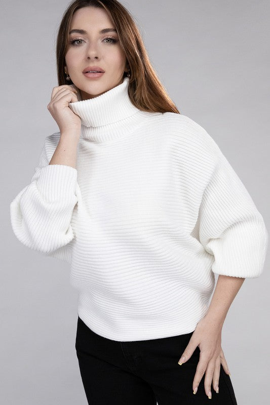 Viscose Turtleneck Sweater