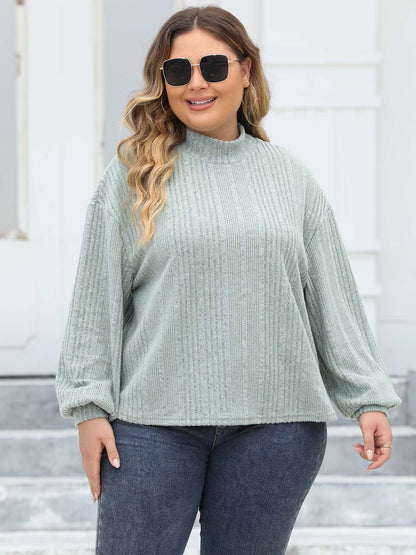 Mock Knit Top