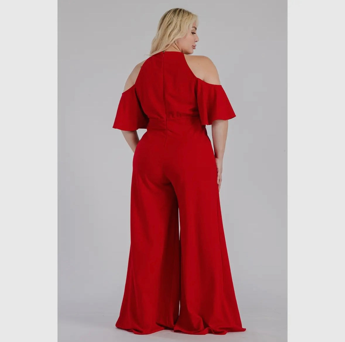 Cold Shoulder Jumpsuit