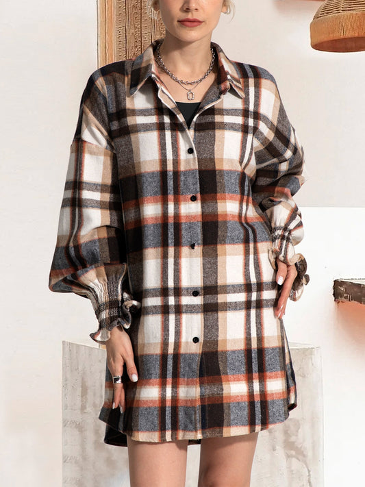 Plaid Me Up Long Shirt