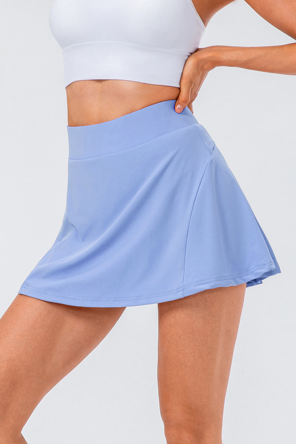 Pleated Active Skirt