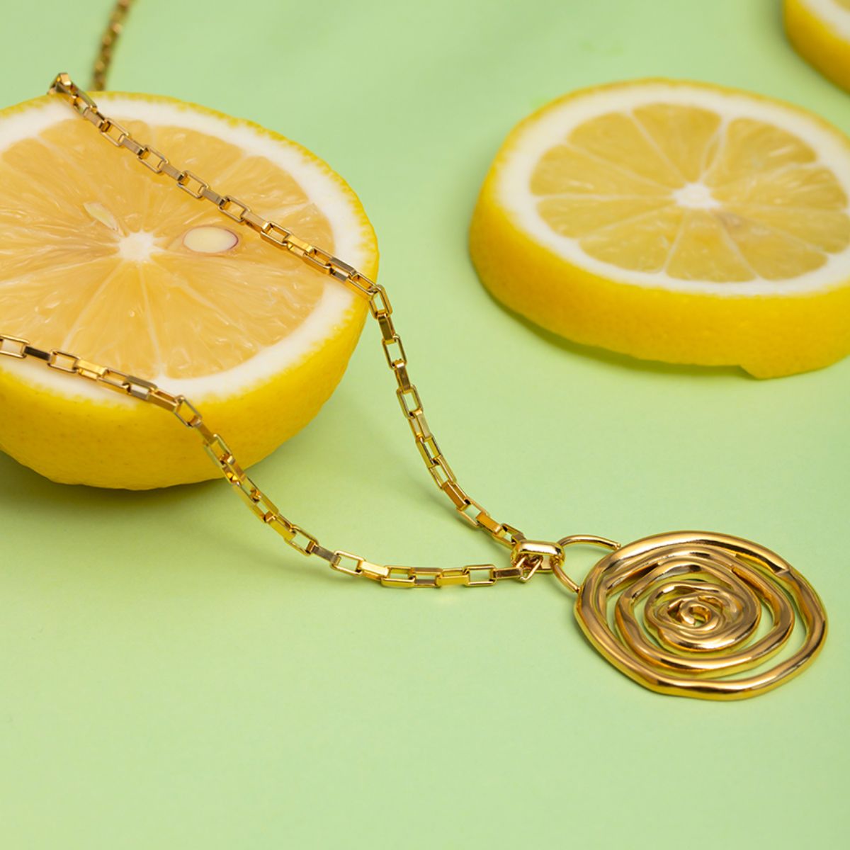 Spiral Pendant Necklace