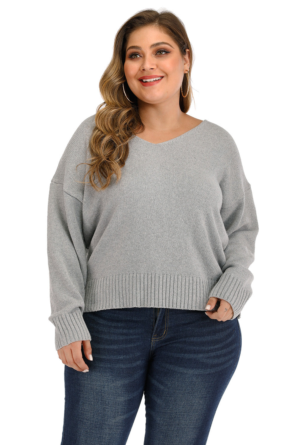 Pullover Back-out Sweater