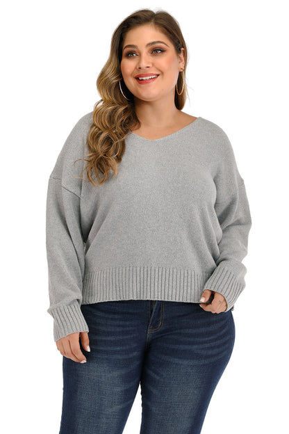 Pullover Back-out Sweater