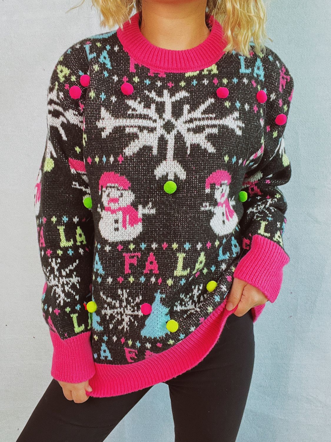 Snowman Flake Sweater