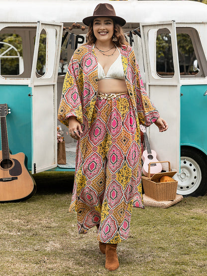 Hippie High Cover Up and Pants Set