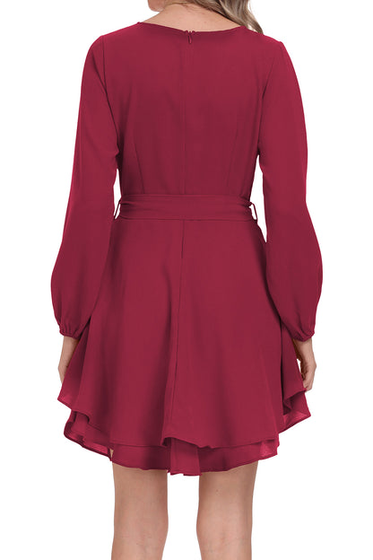 Crimson Elegance Dress