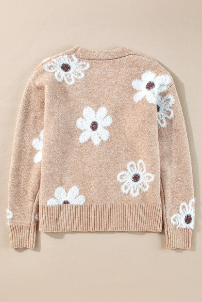 White Sunflower Cardigan