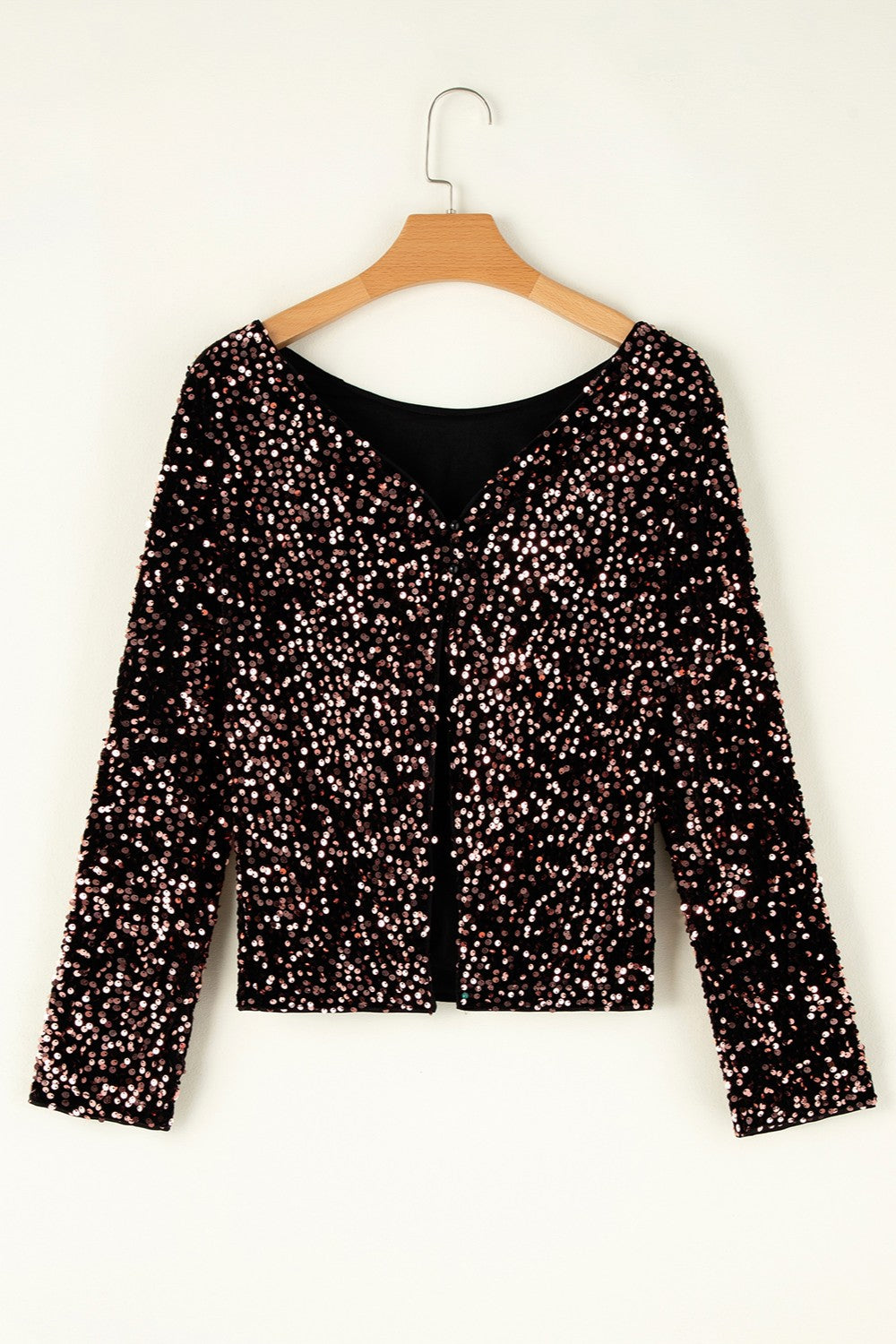 NYC Flare Sequin Blouse