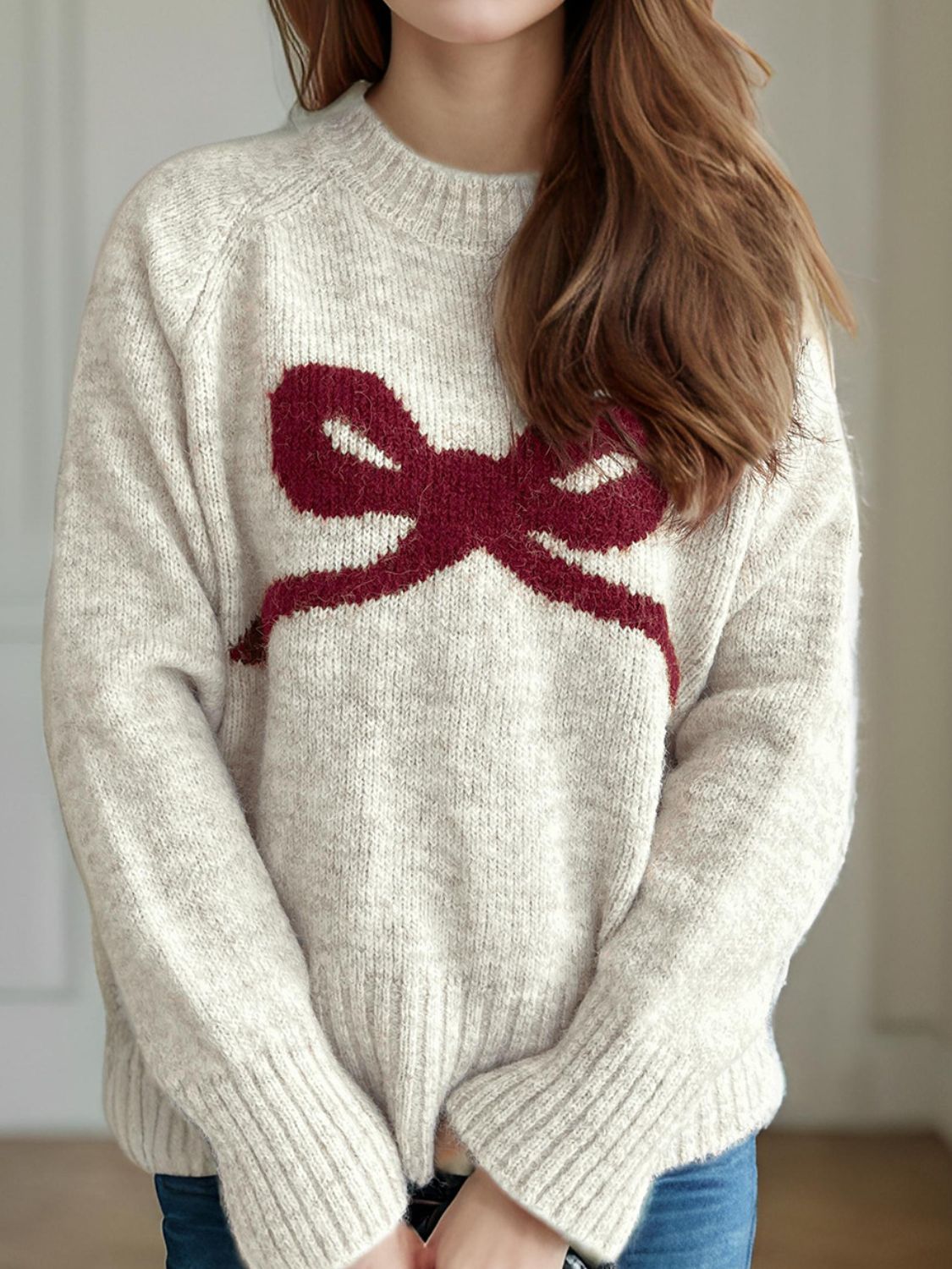 Seasonal Bow Sweater