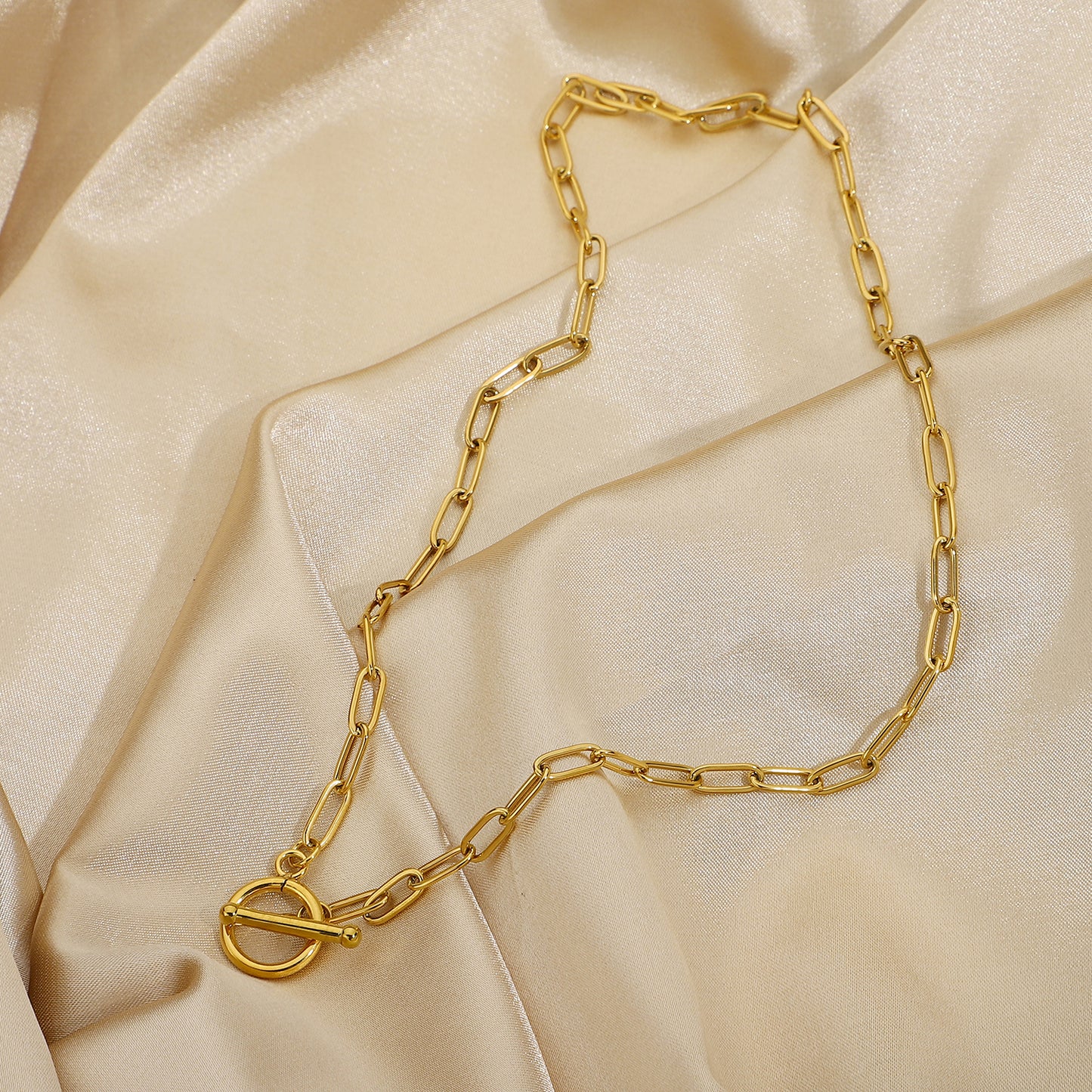 Lock And Loop Chain Necklace