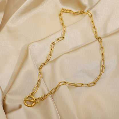 Lock And Loop Chain Necklace