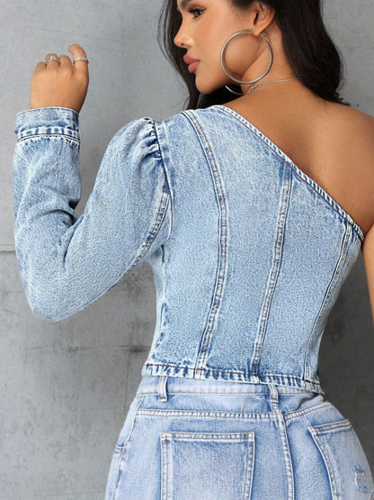 My Sassy Side Denim Top