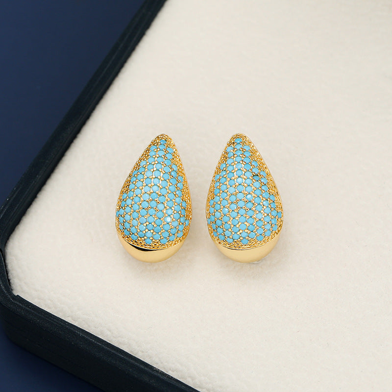 Teardrop Earring - 18K Gold-Plated