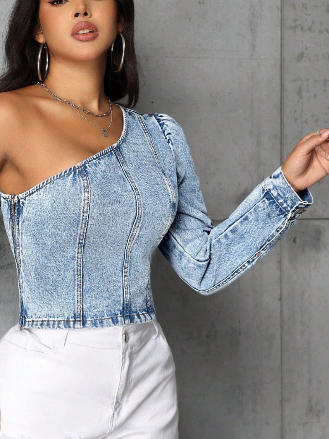 My Sassy Side Denim Top