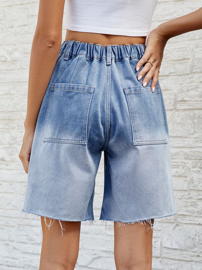 Raw Denim Shorts