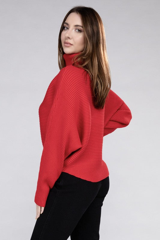 Viscose Turtleneck Sweater