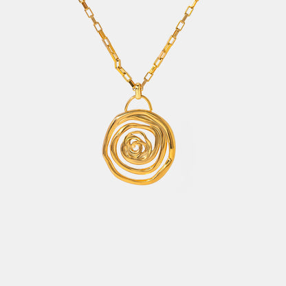 Spiral Pendant Necklace