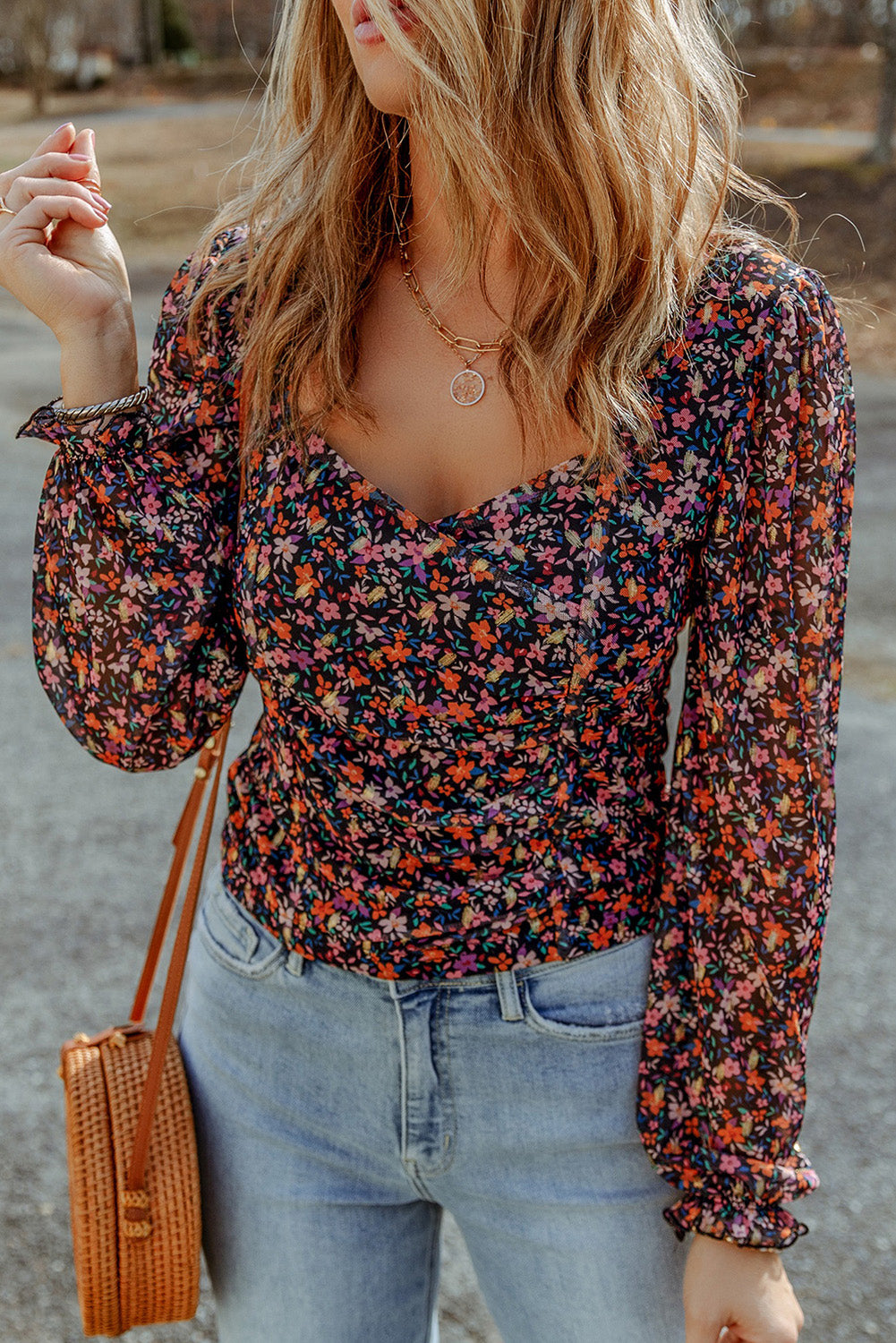 Vibrant Gardenia Blouse