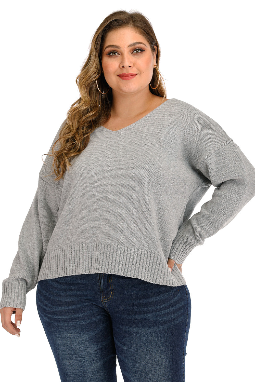 Pullover Back-out Sweater