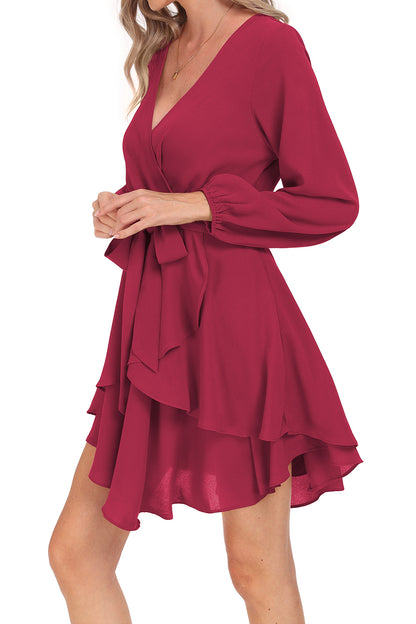 Crimson Elegance Dress