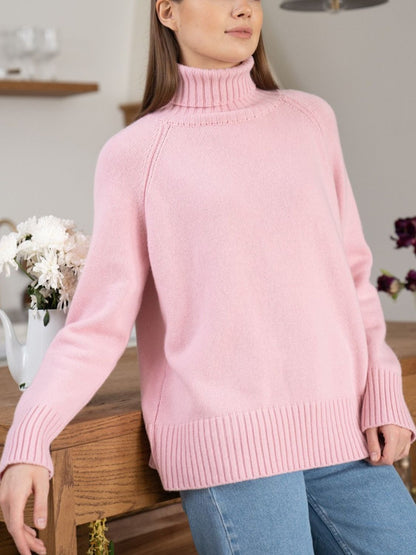 Raglan Turtle Neck Sweater