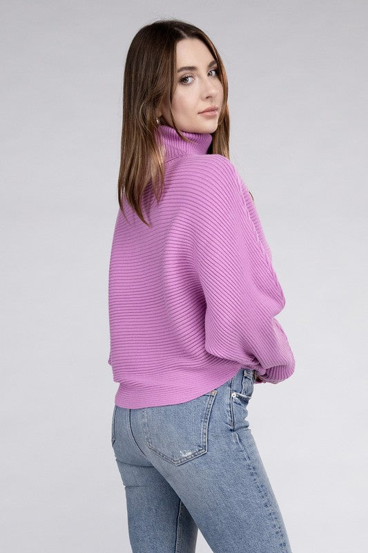 Viscose Turtleneck Sweater