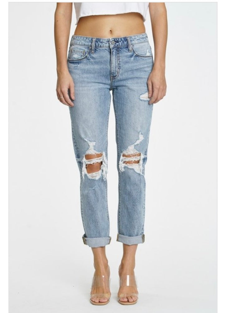 Relaxed Girlfriend Jeans