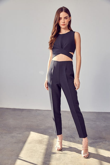 High Waist Slim Pants