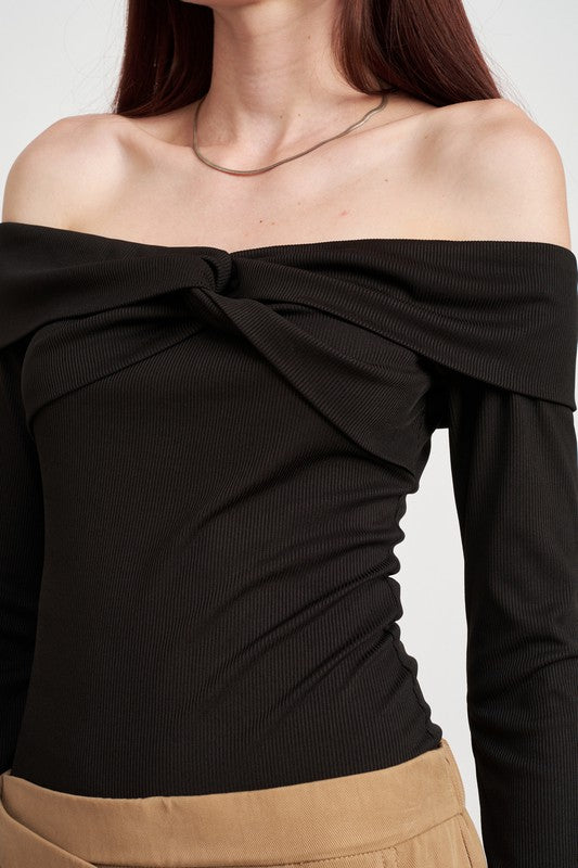 Sleek Shoulder Bodysuit