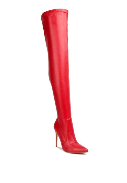 Sophisticated Thigh-High Boot