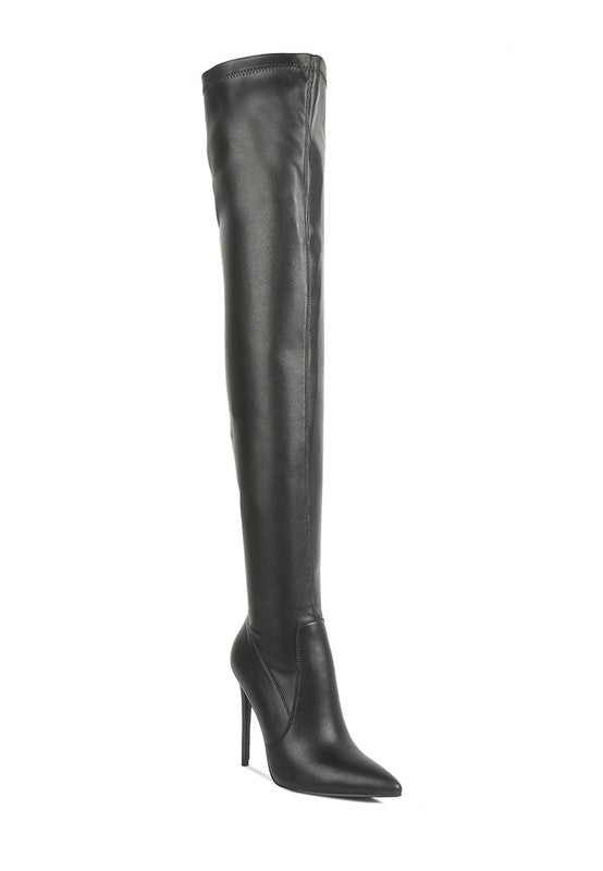 Sophisticated Thigh-High Boot