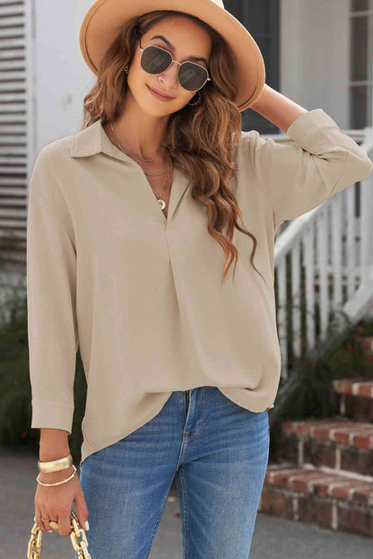 Textured Classy Blouse