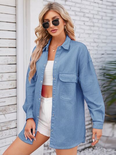 Uptown Denim Shacket