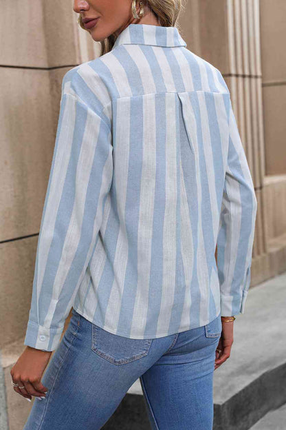 Preppy Striped Shirt