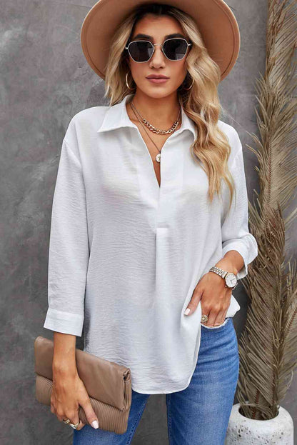 Textured Classy Blouse